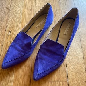Nicholas Kirkwood Beya Loafer in Blue Suede